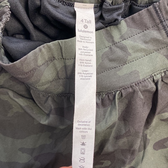 Hotty Hot Low Rise 4” (4) Incognito Camo Multi Gator Green - Picture 5 of 6